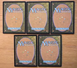 Set of 5 Urza's Saga Cycle Lands *NM* Old School (Magic Gathering MTG) Cycling - Image 2