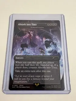 [1x] Absorb into Time - Temporal Extortion Near Mint, English Secret Lair MTG Ma - Image 1