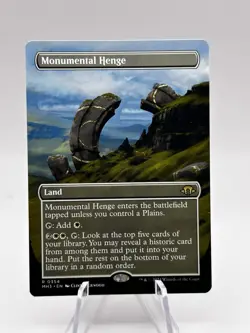 Monumental Henge 0354 Borderless Modern Horizons 3 MH3 MTG NM - Image 1