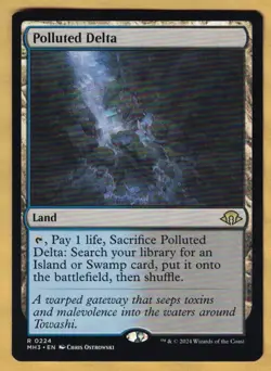 Polluted Delta (Modern Horizons 3, Rare, English, 2024) MTG NM+ - Image 1