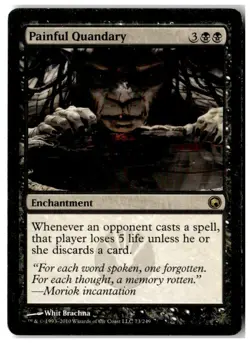 MTG Painful Quandary - Scars of Mirrodin Moderately Played English - Image 1