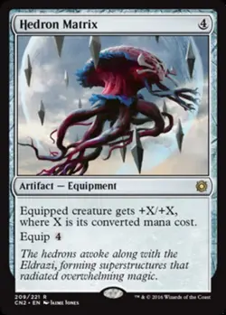 x1 Hedron Matrix R MTG Conspiracy 2 Take the Crown M/NM, English - Image 1