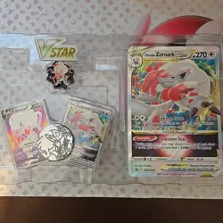 Pokemon Official Hisuian Zoroark V Star Premium Collection Promo Items READ - Image 1