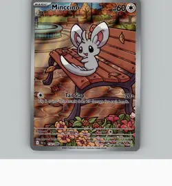 MINCCINO 152/086 ILLUSTRATION RARE BLACK BOLT POKEMON NM - Image 1