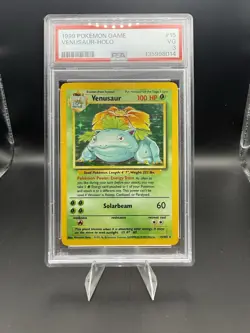 Pokemon Venusaur Holo Rare 15/102 1999 Psa 3 - Image 1