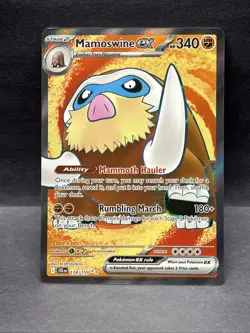 Mamoswine ex 174/159 Full Art Ultra Rare Pokemon TCG Journey Together (JTG) - Image 1