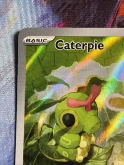 Caterpie 172/165 IR NM SV: Scarlet & Violet 151 Illustration Rare Pokemon TCG - Image 2