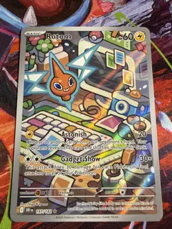 Rotom 197/182 SV10: Destined Rivals Pokemon TCG Illustration Rare NM - Image 1