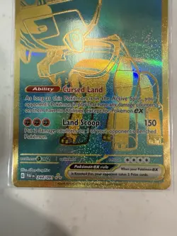 Pokemon Ting-Lu ex 244/091 SV: Paldean Fates Gold Secret Rare Full Art Holo HP … - Image 3