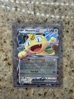 Pokemon TCG Perfect Order Double Rare Meowth ex 062/88 - Image 1