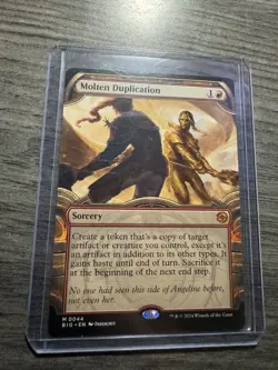 Molten Duplication - MTG - Showcase OTJ: The Big Score - Excellent NM - Image 1