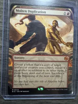 Molten Duplication - MTG - Showcase OTJ: The Big Score - Excellent NM - Image 3