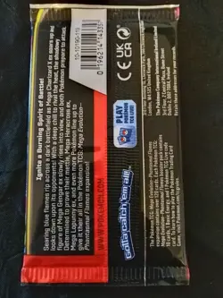 Pokemon Phantasmal Flames Booster Pack - MEGA CHARIZARD X ART - New Sealed - Image 2