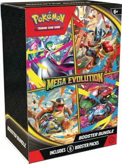 NEW Factory Sealed !! Pokemon TCG: Mega Evolution Booster Bundle Box 6 Packs - Image 3