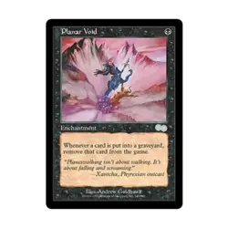 WOTC MtG Urza's Saga Planar Void (U) NM - Image 1