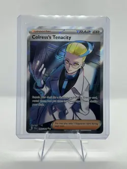 Pokemon Colress's Tenacity 087/064 Sv: Shrouded Fable Full Art Trainer Holo - Image 1