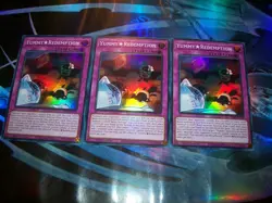 3x Yummy Redemption 1st Edition Super Rare JUSH-EN026 Yu-Gi-Oh! - Image 1