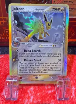 Jolteon 7/113 Ex Delta Species Pokemon Card 2005 Vintage Holo Rare - Image 1