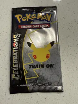 Pokemon TCG Celebrations Booster Pack Trading Card Game SEALED plus Bonus Gift - Image 1