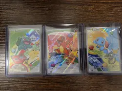 Pokemon First Illustration MEP Kanto Starters Card Lot (3 Cards) - Image 1
