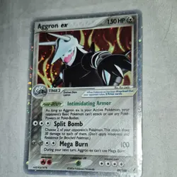 Aggron ex Rare Holo 89/100 Pokemon Card - Image 1