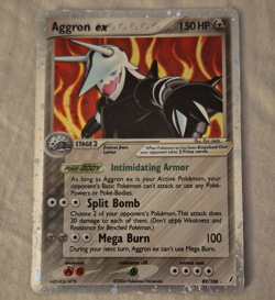 Aggron ex Rare Holo 89/100 Pokemon Card - Image 2