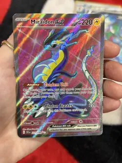 Pokemon TCG Miraidon EX Scarlet & Violet Holo Ultra Rare Card 227/198 - Image 1