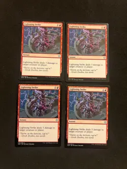 x4 Lightning Strike #149 [Ixalan] 4x Magic MTG Cards LP - Image 1