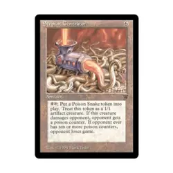 WOTC MtG Legends Serpent Generator (R) VG - Image 1