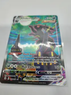 Pokemon TCG Umbreon VMAX Alt Art Holo Secret Rare Card Evolving Skies 215/203 NM - Image 2