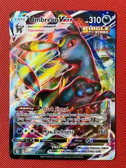 Umbreon VMAX 095/203 SWSH07: Evolving Skies Ultra Rare Pokemon Card - Image 1