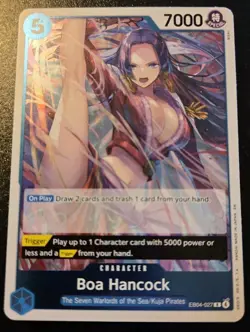 Boa Hancock EB04-027 Foil Rare The Azure Sea's Seven One Piece Card Game - Image 1