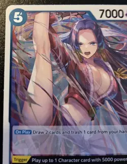 Boa Hancock EB04-027 Foil Rare The Azure Sea's Seven One Piece Card Game - Image 2