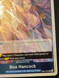 Boa Hancock EB04-027 Foil Rare The Azure Sea's Seven One Piece Card Game - Image 5