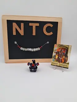 Bakugan Battle Brawlers Darkus Warius B2 Classic Rare W/ Card - Image 1