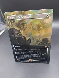 MTG Galadriel's Dismissal Borderless Surge Foil Near Mint LOTR Card (544) - Image 3