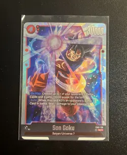 Dragon Ball Super Card Game Son Goku Awakened Pulse FB01-139 Secret Rare - Image 1