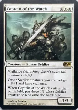 Magic: The Gathering Captain of the Watch Rare Regular - Image 1