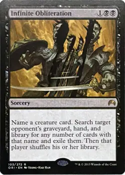 Infinite Obliteration 103 Rare Magic Origins Magic: The Gathering Near Mint - Image 1
