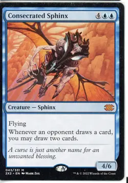 2022 Magic the Gathering Consecrated Sphinx Creature Sphinx Near Mint - Image 1
