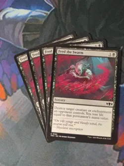 Feed the Swarm x 4 | 7% Off 2+ | Dragonstorm | NM | MTG - Image 1
