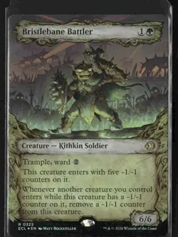 MTG ECL Bristlebane Battler (Showcase) Foil NM - Image 1