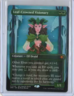 MTG LORWYN ECLIPSED SPEACIAL GUESTS LEAF-CROWNED VISIONARY RARE - Image 1