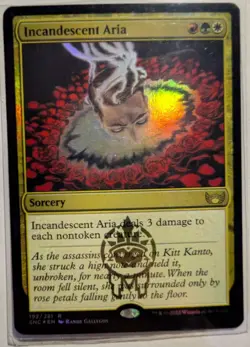 Incandescent Aria Streets of New Capenna Foil - MTG RARE - Image 1