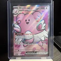 Blissey EX 201/167 Twilight Masquerade Ultra Rare Full Art Pokemon TCG - Image 1