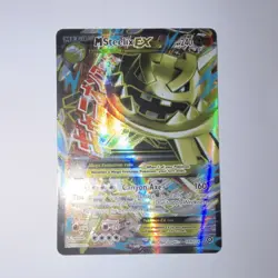 Pokemon M Steelix EX 109/114 XY - Steam Siege Full Art Ultra Rare Holo Mega - Image 1