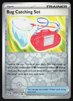 Bug Catching Set 143/167 Uncommon Twilight Masquerade Pokemon Reverse Holo NM - Image 1