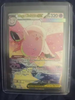 Pokemon TCG Lillie's Clefairy EX 190 HP 184/159 Sv09 Illustration Rare Holo - Image 1