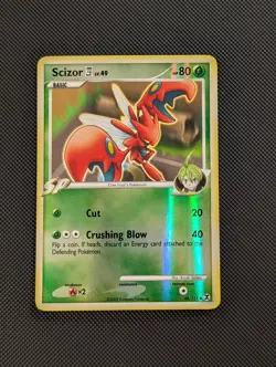 Scizor 48/111 Pokemon TCG Platinum Rising Rivals Reverse Holo Light Play LP - Image 1