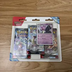 NEW! POKEMON TCG Scarlet & Violet Stellar Crown Card Bundle Trading Game Collect - Image 1